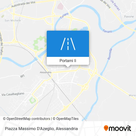 Mappa Piazza Massimo D'Azeglio