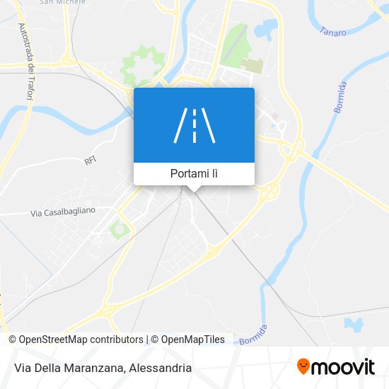 Mappa Via Della Maranzana