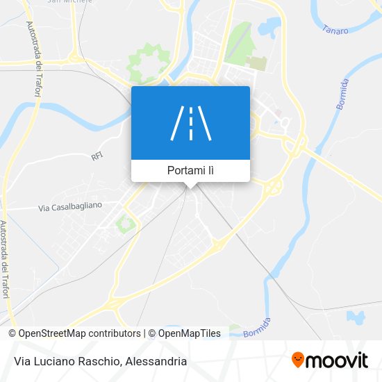 Mappa Via Luciano Raschio