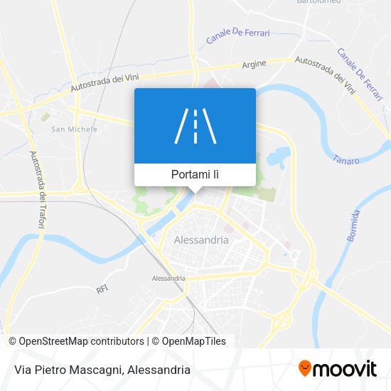 Mappa Via Pietro Mascagni