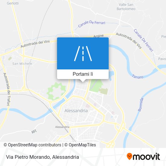 Mappa Via Pietro Morando