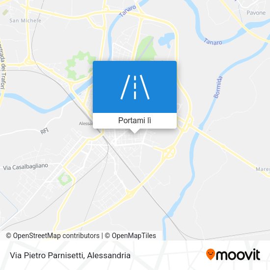 Mappa Via Pietro Parnisetti