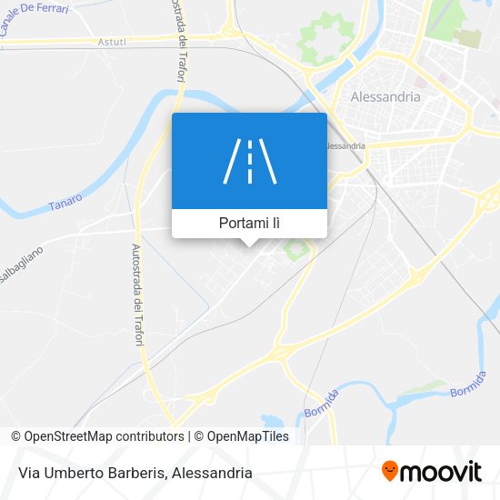 Mappa Via Umberto Barberis