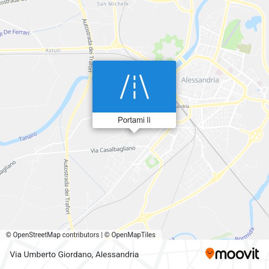 Mappa Via Umberto Giordano