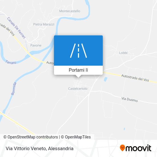 Mappa Via Vittorio Veneto