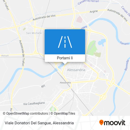 Mappa Viale Donatori Del Sangue