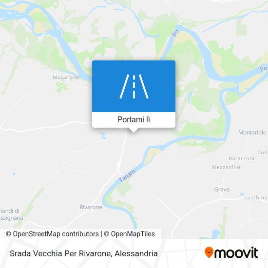 Mappa Srada Vecchia Per Rivarone