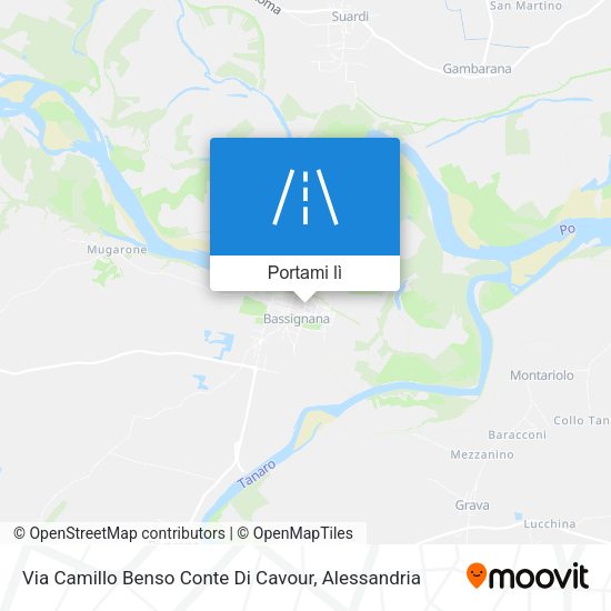 Mappa Via Camillo Benso Conte Di Cavour