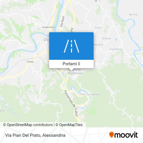 Mappa Via Pian Del Prato