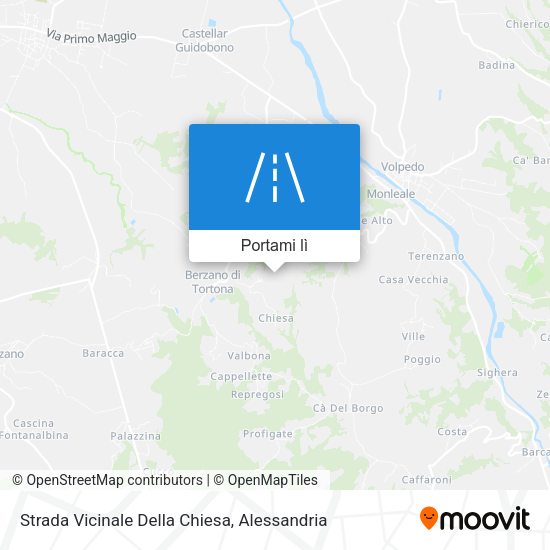 Mappa Strada Vicinale Della Chiesa