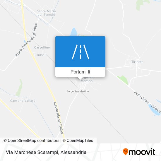 Mappa Via Marchese Scarampi