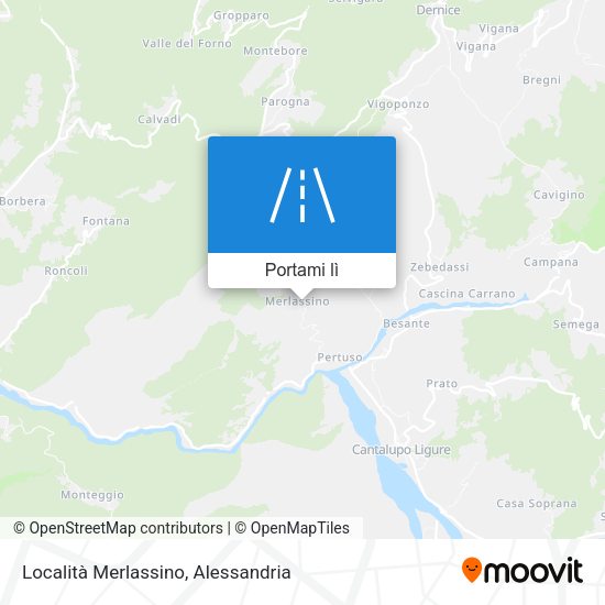 Mappa Località Merlassino