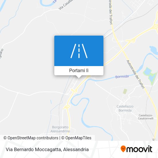 Mappa Via Bernardo Moccagatta