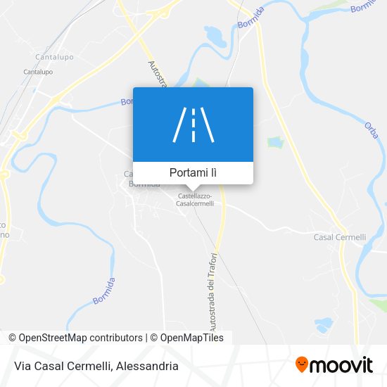 Mappa Via Casal Cermelli