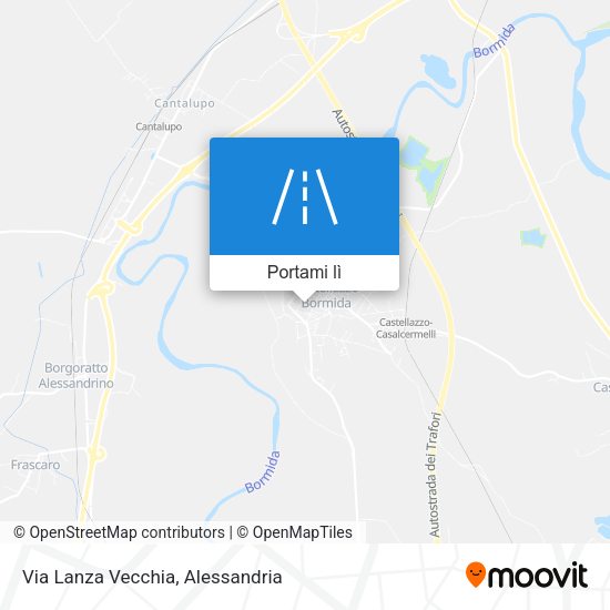 Mappa Via Lanza Vecchia