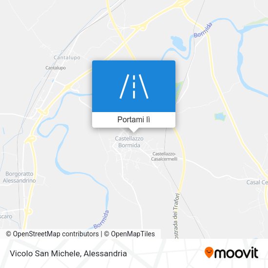 Mappa Vicolo San Michele