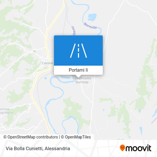 Mappa Via Bolla Cunietti