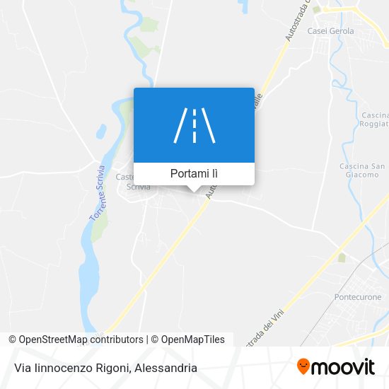 Mappa Via Iinnocenzo Rigoni