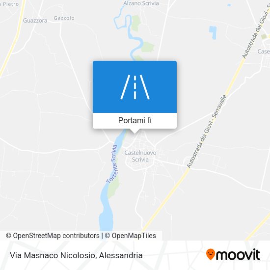 Mappa Via Masnaco Nicolosio