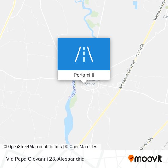 Mappa Via Papa Giovanni 23
