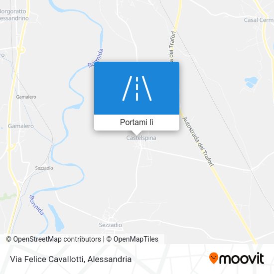 Mappa Via Felice Cavallotti