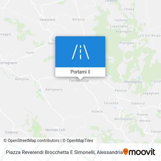 Mappa Piazza Reverendi Brocchetta E Simonelli