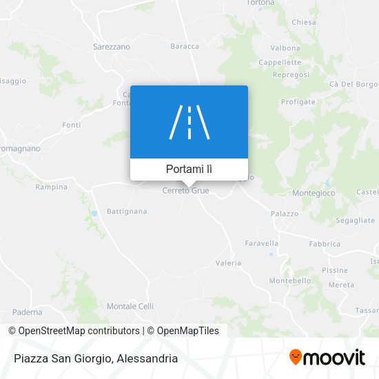 Mappa Piazza San Giorgio