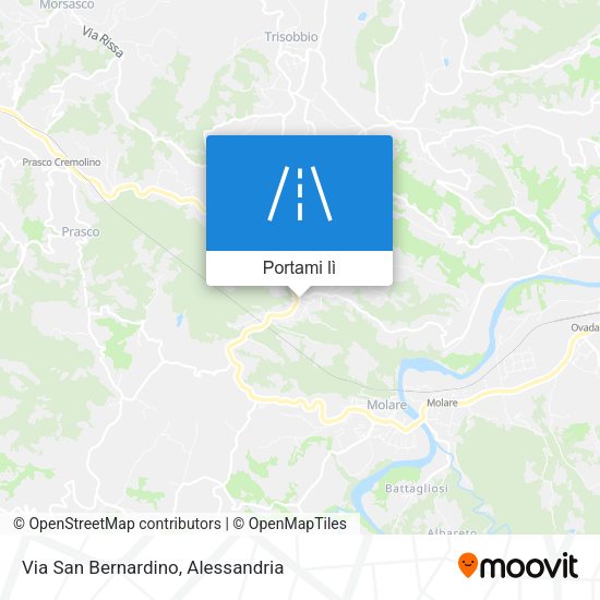 Mappa Via San Bernardino