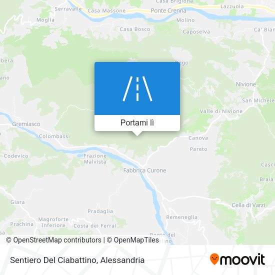 Mappa Sentiero Del Ciabattino