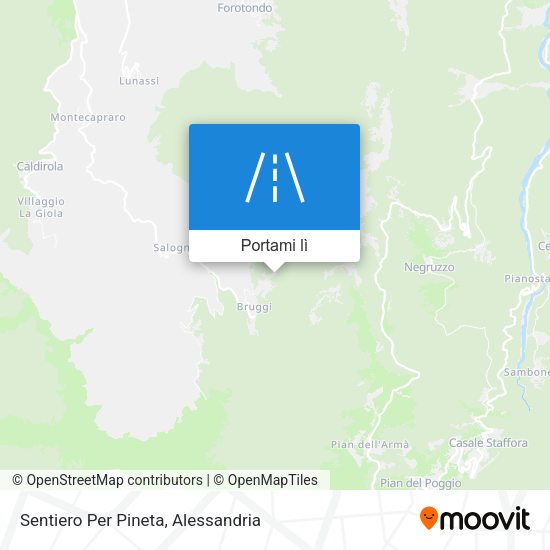 Mappa Sentiero Per Pineta