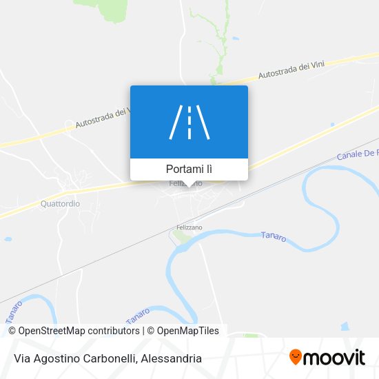 Mappa Via Agostino Carbonelli