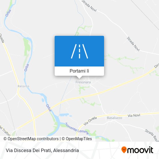 Mappa Via Discesa Dei Prati