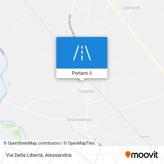 Mappa Via Della Libertà
