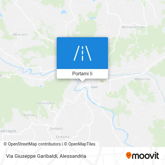 Mappa Via Giuseppe Garibaldi
