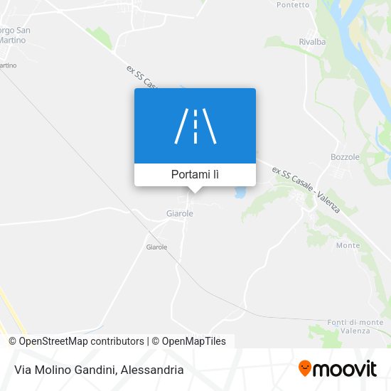 Mappa Via Molino Gandini