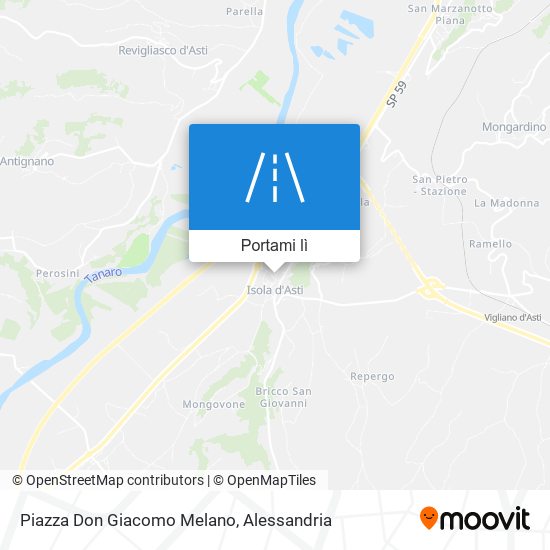 Mappa Piazza Don Giacomo Melano