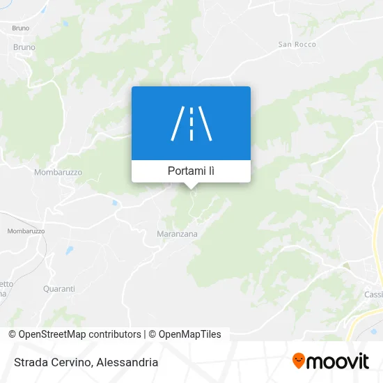 Mappa Strada Cervino