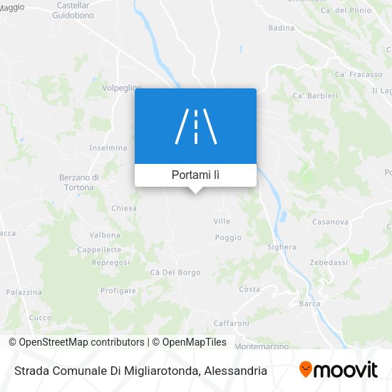 Mappa Strada Comunale Di Migliarotonda