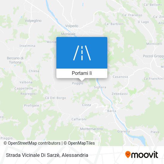 Mappa Strada Vicinale Di Sarzè