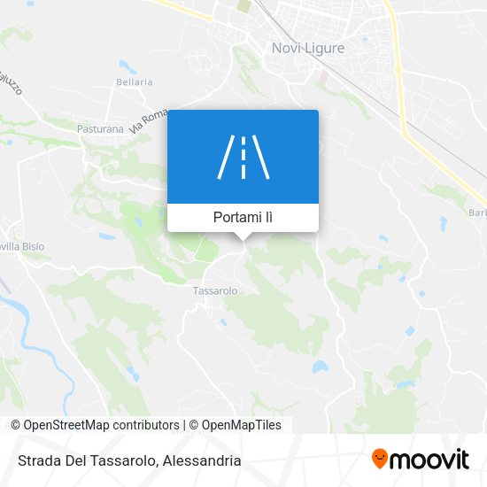 Mappa Strada Del Tassarolo