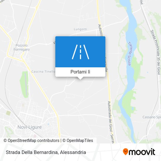 Mappa Strada Della Bernardina