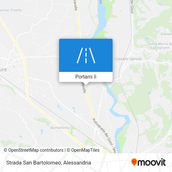 Mappa Strada San Bartolomeo