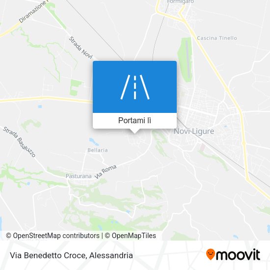 Mappa Via Benedetto Croce