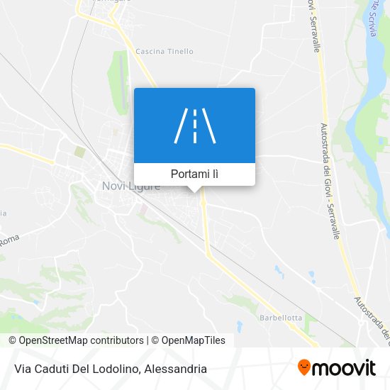 Mappa Via Caduti Del Lodolino
