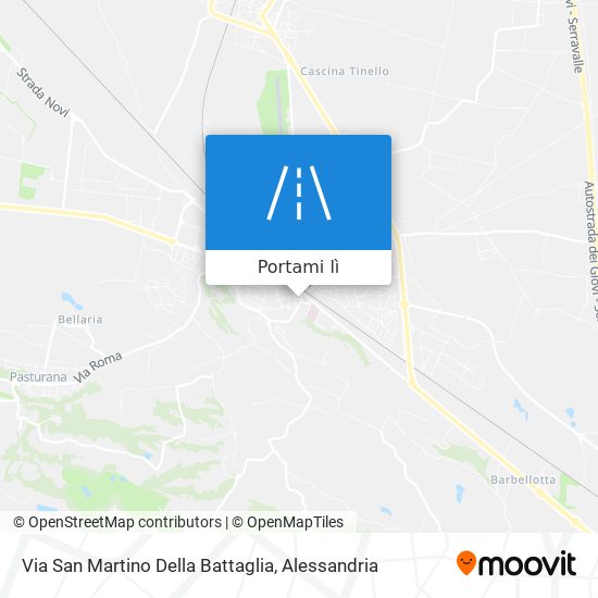 Mappa Via San Martino Della Battaglia