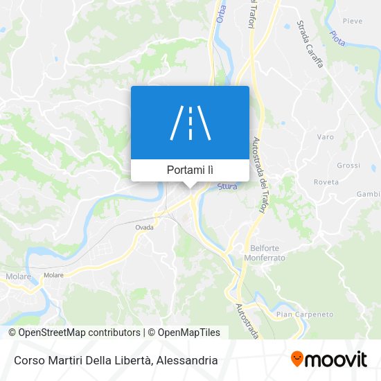 Mappa Corso Martiri Della Libertà