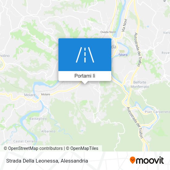 Mappa Strada Della Leonessa