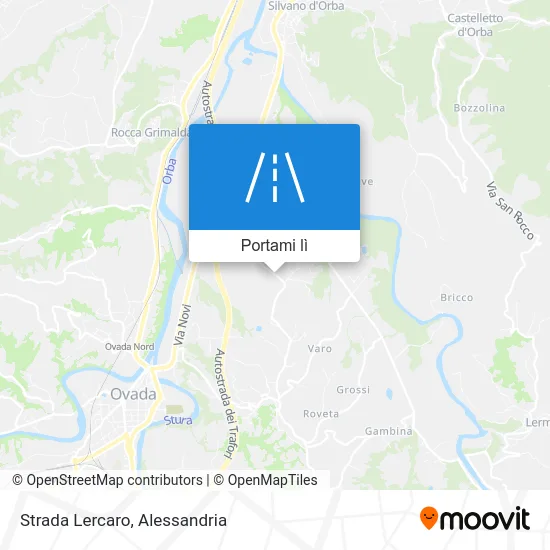Mappa Strada Lercaro