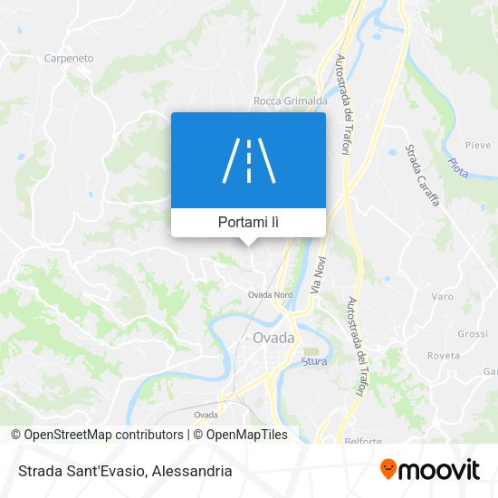 Mappa Strada Sant'Evasio