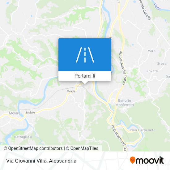 Mappa Via Giovanni Villa